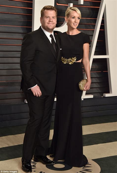 James Corden And His Wife Julia Carey Attend Vanity Fair Oscar Party Daily Mail Online