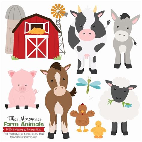 Farm Animal Cutouts Printable