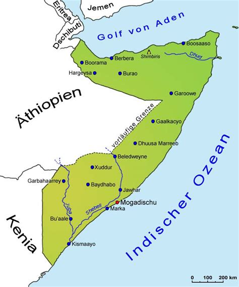 Somalia von mapcarta, die offene karte. Somalia: Geografie, Landkarte | Länder | Somalia | Goruma