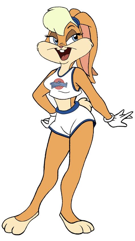 a cartoon character in shorts and tank top