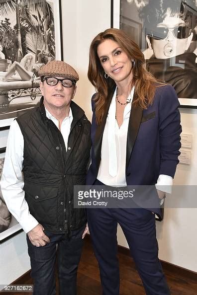 Artist Matthew Rolston And Event Host Supermodel Cindy Crawford At