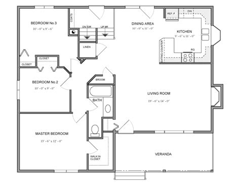 1200 Sq Ft All House Plan 1172 Canada
