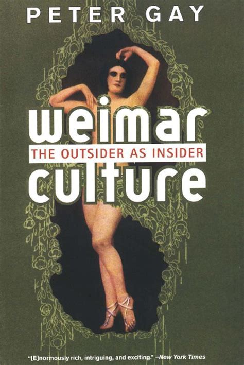 A Book Cover For Weimar Culture With An Image Of A Naked Woman In The