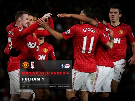 Final Score Wallpaper Fa Cup Manchester United Vs Fulham 4 1