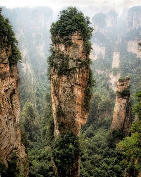 Zhangjiajie National Forest Park Home To The Avatar Hallelujah Mountain