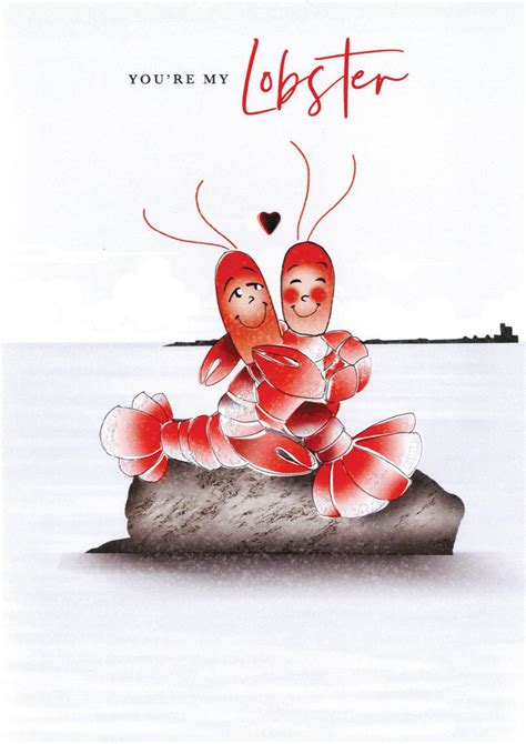 Youre My Lobster Valentines Day Card Cards