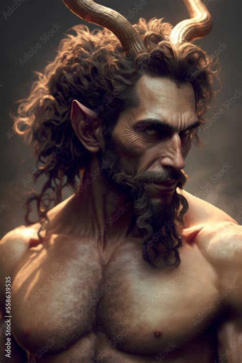 Generative Ai Illustration Of Satyr From Greek Mythology Stock Illustration Adobe Stock