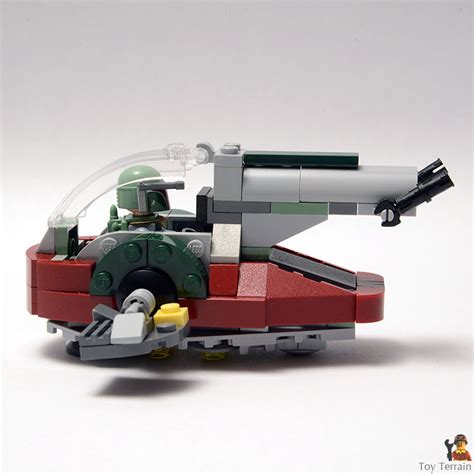Lego Star Wars Slave 1 Moc Microfighter Build Diy Toy