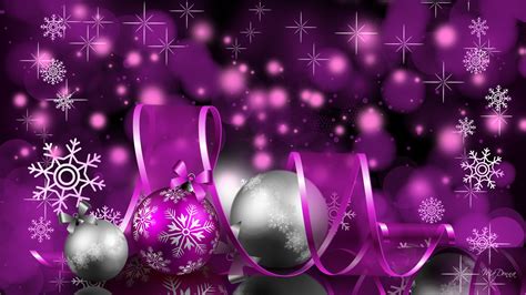 Aesthetic Cute Purple Christmas Background Purple Christmas Images