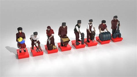 40pcs Scythe Workers Core 5 Factions Stl File Download Etsy Uk