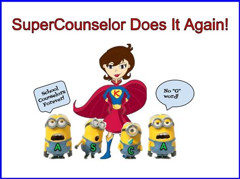 Supercounselor Saves The Future Of School Counseling School