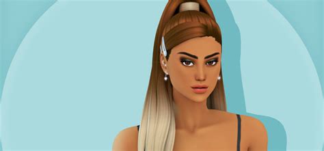 Sims 4 Cc Ariana Grande Maxis Match Hair