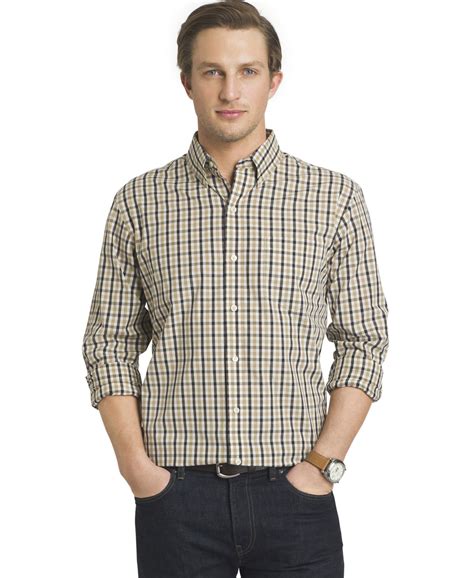 Arrow Mens Sportswear Long Sleeve Hamilton Poplin Woven Shirt Walmart Canada