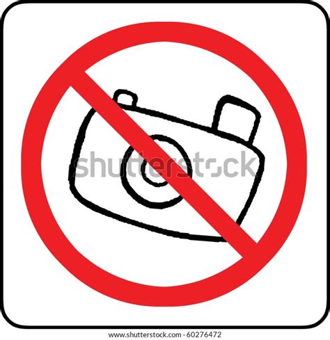 No Photography Allowed Sign Stock Illustration 60276472