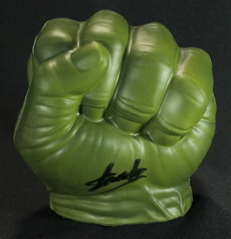 Stan Lee Signed Hulk Fist Psa Coa Pristine Auction