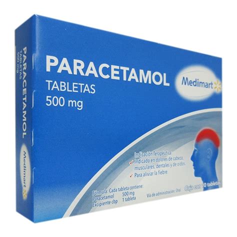 Paracetamol Medimart 500 Mg 10 Tabletas Walmart
