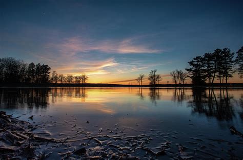 Lagoon Sunset Photograph By Ron Wiltse Fine Art America