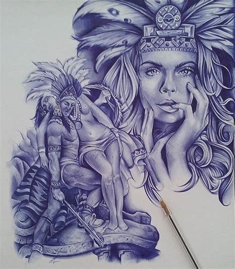 Badass Drawings Chicano Drawings Arte Cholo Cholo Art Aztecas Art My Xxx Hot Girl