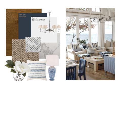 Hamptons Moodboard Interior Design Mood Board By Happyhouseco Style