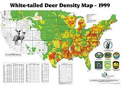 Michigan Deer Population Density Map My XXX Hot Girl