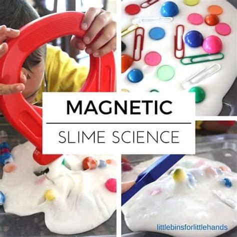 Magnetic Slime Science Activity With Homemade Slime Recipe