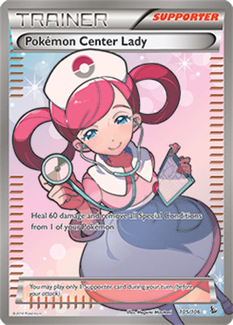 Pokémon Center Lady Nurse joy full art ha this is cool ive also seen bianca full art pokemon