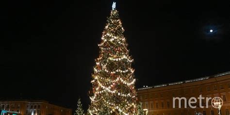Стало известно когда установят новогоднюю елку на Дворцовой площади в Петербурге Metro