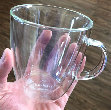 Ultra Clear Double Walled Insulated Glass Mug Drinking Cup For Tea