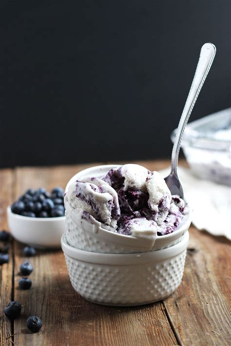 Vegan Blueberry Ginger Swirl Ice Cream Dietitian Debbie Dishes