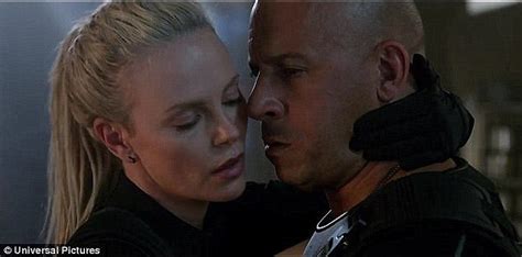 vin diesel brags about that kiss with charlize theron daily mail online