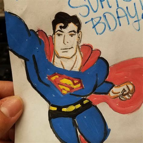 Superman Bday Card By Anastasiasantamour On Deviantart
