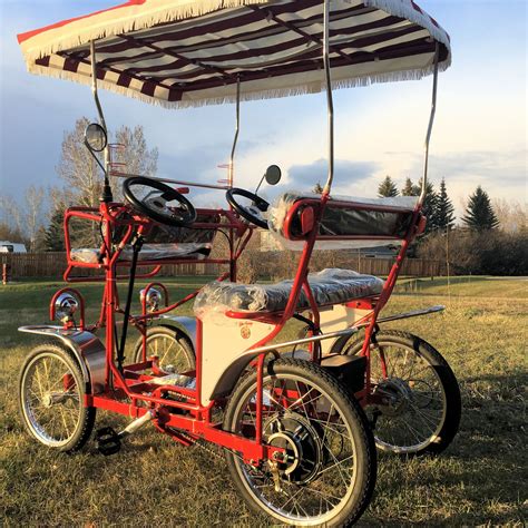 Pedal Assist Surrey Bikes The Best Fun In Canada On Four Wheels