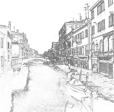 Color europe (except italy) yellow. fondamenta_ormesini_sestiere_cannaregio Drawings of Venice