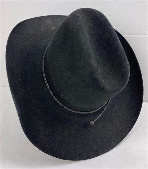 Sold Price Vintage John B Stetson 4x Beaver Cowboy Hat Size 7
