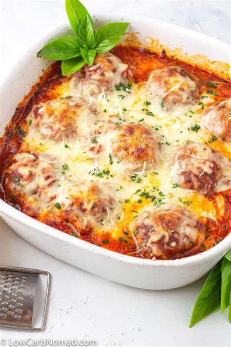 Easy Italian Meatball Casserole Low Carb Nomad