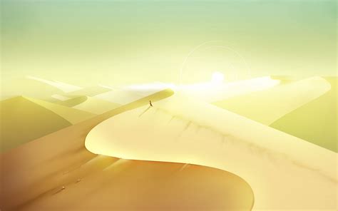 Download Wallpaper 3840x2400 Desert Sand Dunes Sun Art 4k Ultra Hd