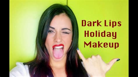 Holiday Dark Lips Makup Mikeligna Youtube