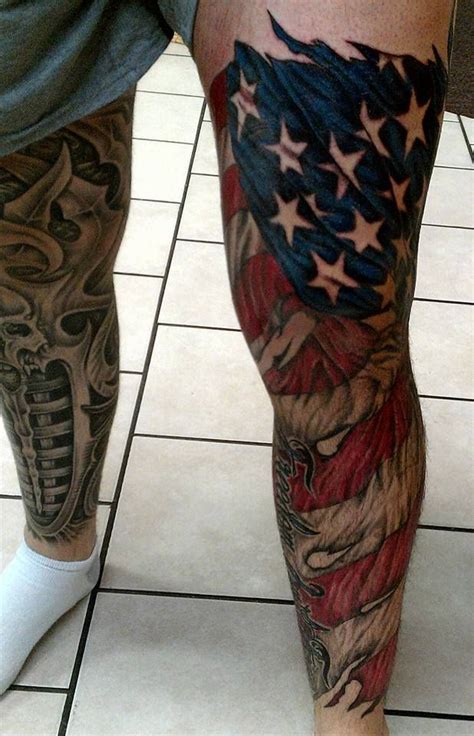 American flag and bald eagle tattoo on back by zradkins on deviantart. Pin on American Flag tattoo