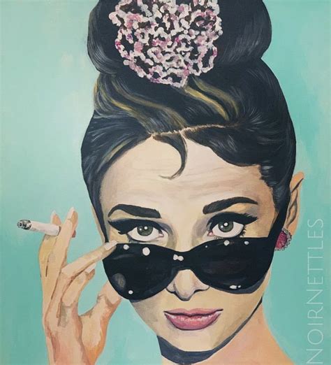 Audrey Hepburn Painting Audrey Hepburn Art Audrey Hepburn Painting