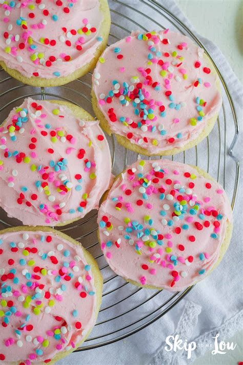 They are soft, chewy and hold their shape perfectly! Best Sugar Cookie Frosting Ever | Skip To My Lou