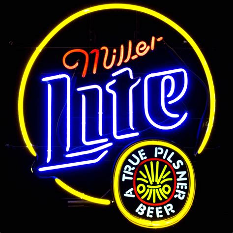 Miller Lite True Pilsner Neon Sign Air Designs
