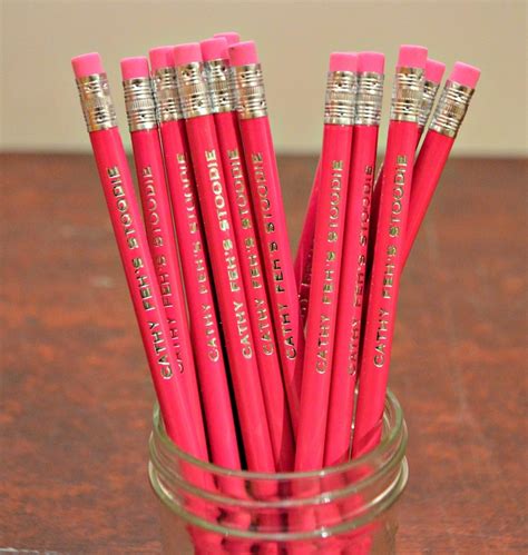 Custom Pencils Set Of 15 Personalized Pencils Engraved Etsy