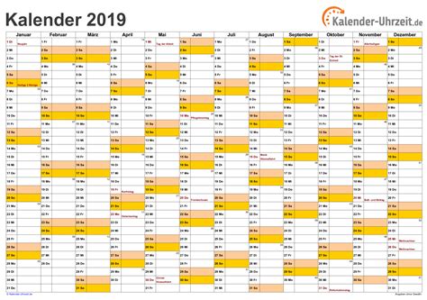 Kalender 2019 Zum Ausdrucken Gratis Vorlagen Zum Download Pins