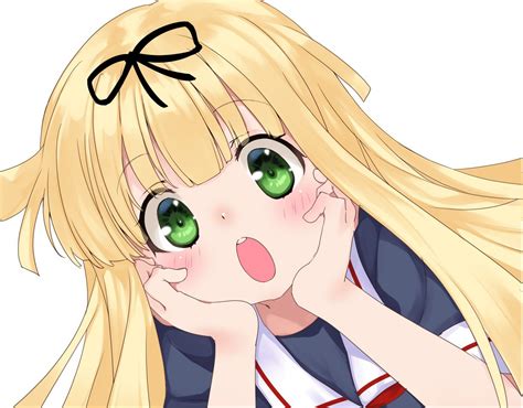 The Big Imageboard Tbib O Blonde Hair Blush Commentary Request