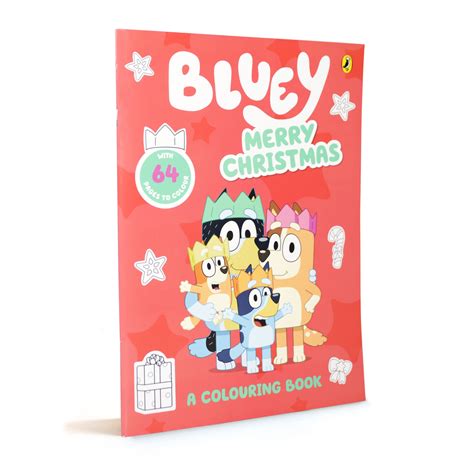 Bluey Merry Christmas Colouring Book Bluey Official Website