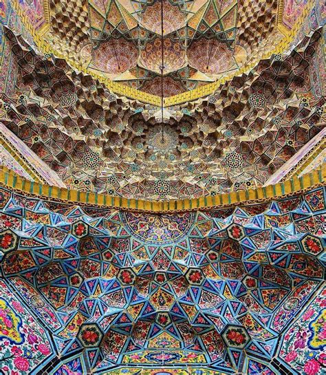 Nasir Al Mulk Mosque Aka Pink Mosque Built In Shiraz Iran R ArchitecturePorn