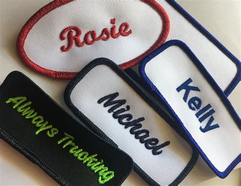 Pinterest Logo Custom Embroidered Name Tag Patch Patches Accessories
