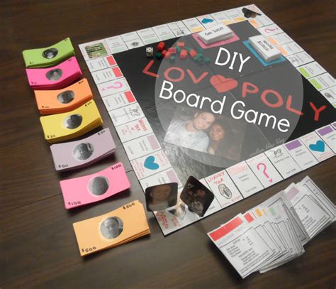 Diy Lovopoly Board Game Endless Bliss Boyfriend Ts Valentines