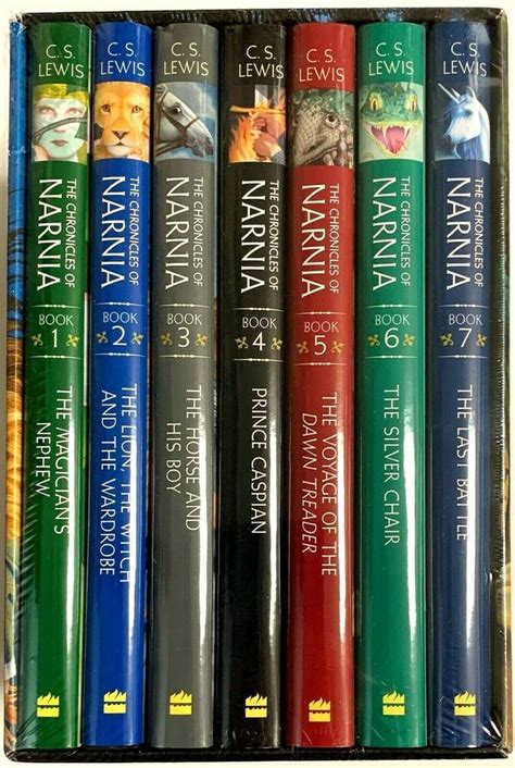 The Chronicles Of Narnia Box Set Hardcover Edition Hard Cover Book