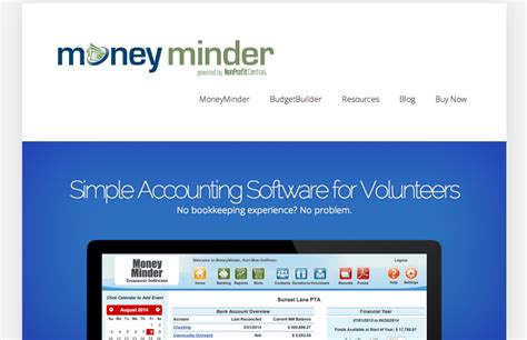 Welcome To The New Nonprofit Central Moneyminder Treasury Software